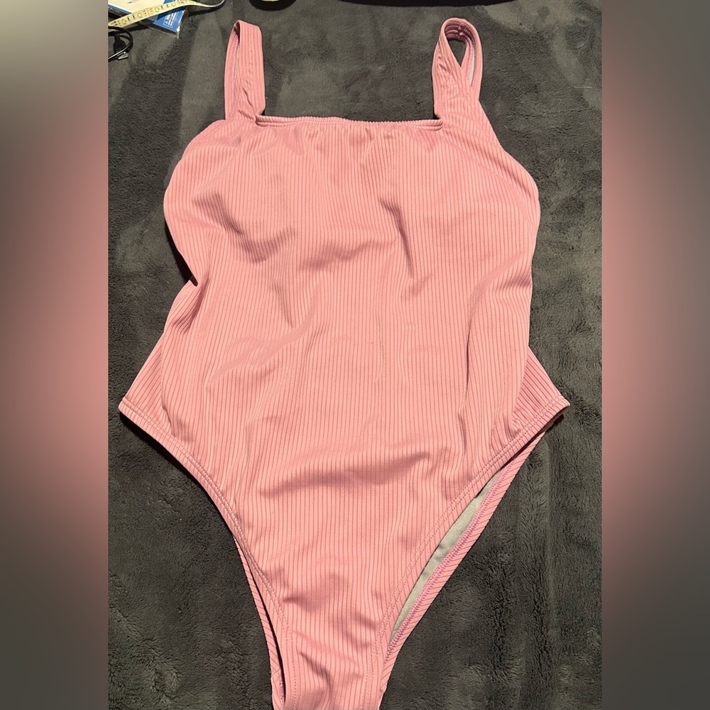 Pink Speedo One Piece Swimsuit